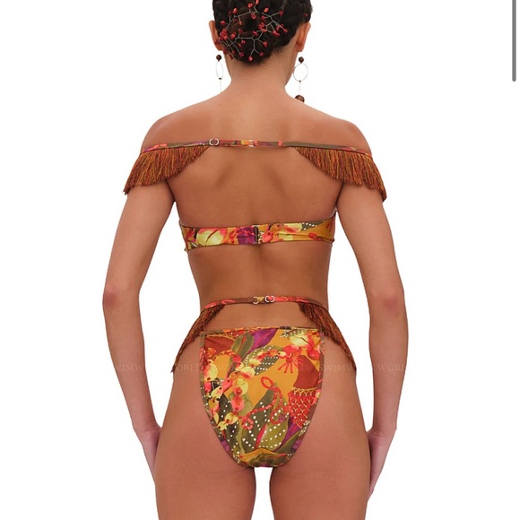 Andrea Iyamah Eyo Multicolor Fringe Bikini - Picture 5 of 8